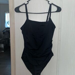 Black One-Piece Swimsuit